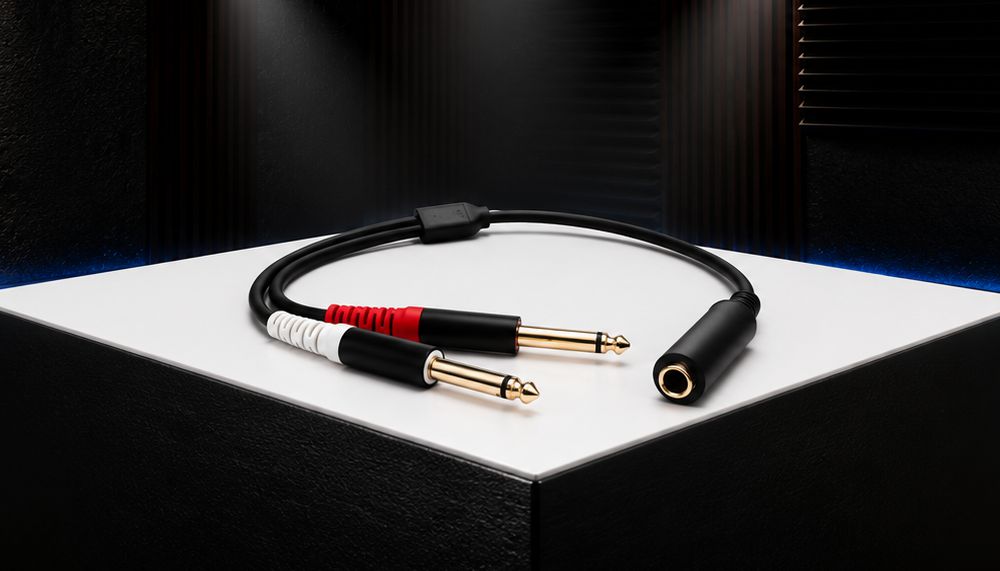 Stereo breakout cable