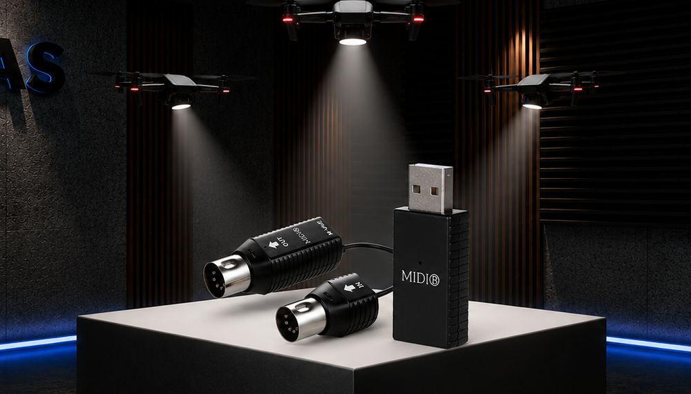 Wireless MIDI-to-USB